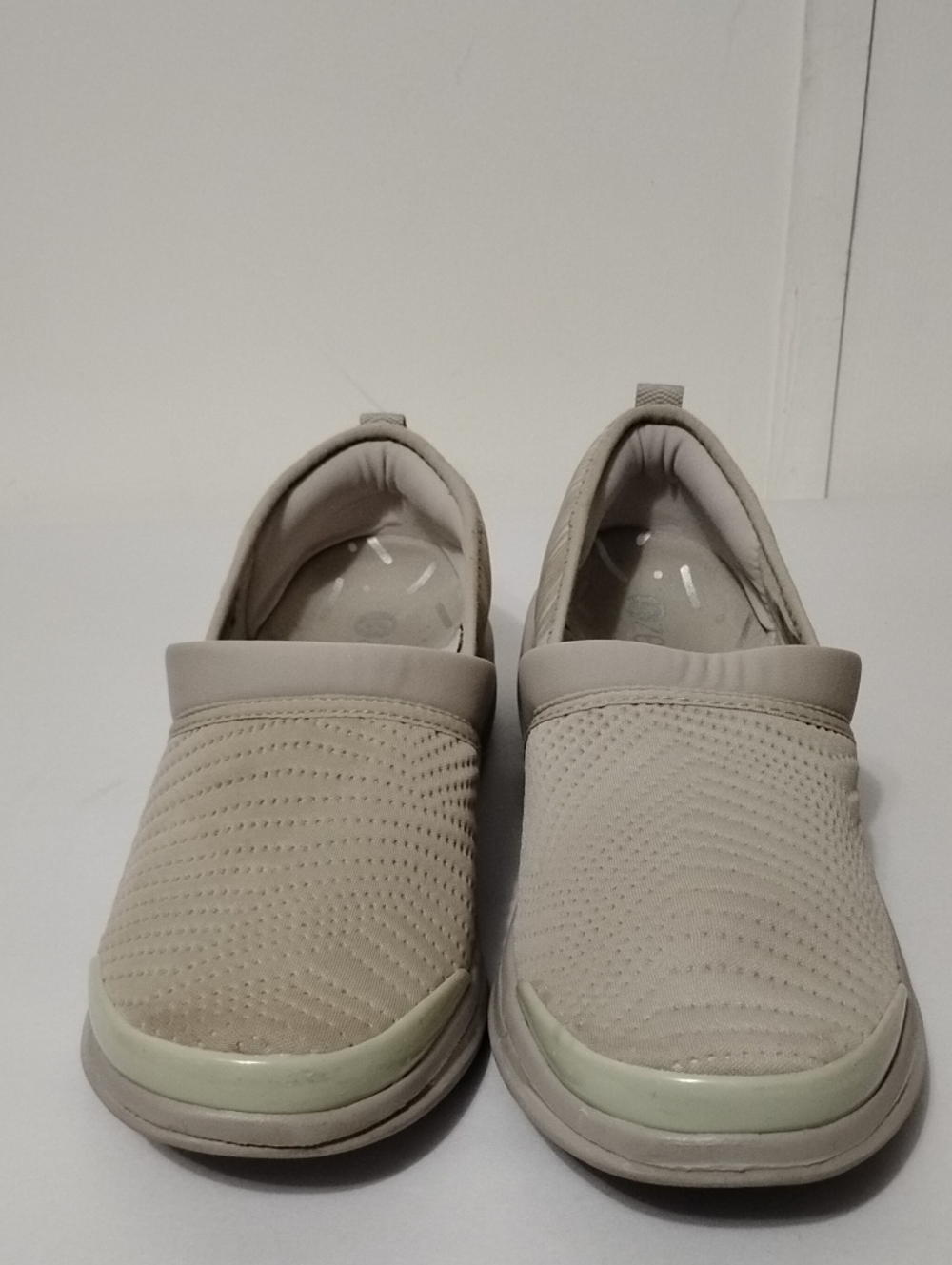 BZEES COCO Beige Slip-On Comfort Sneakers 10